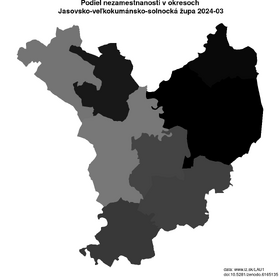 nezamestnanosť v okresoch Jasovsko-veľkokumánsko-solnocká župa akt/podiel-nezamestnanosti-HU322-lau