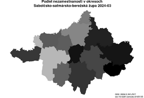nezamestnanosť v okresoch Sabolčsko-satmársko-berežská župa akt/podiel-nezamestnanosti-HU323-lau
