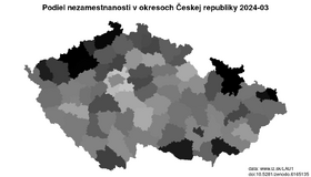 nezamestnanosť v okresoch Česko akt/podiel-nezamestnanosti-cesko-okresy-lau