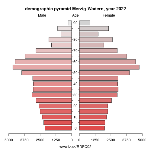 demographic pyramid DEC02 Merzig-Wadern