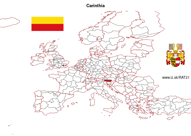 map of Carinthia AT21