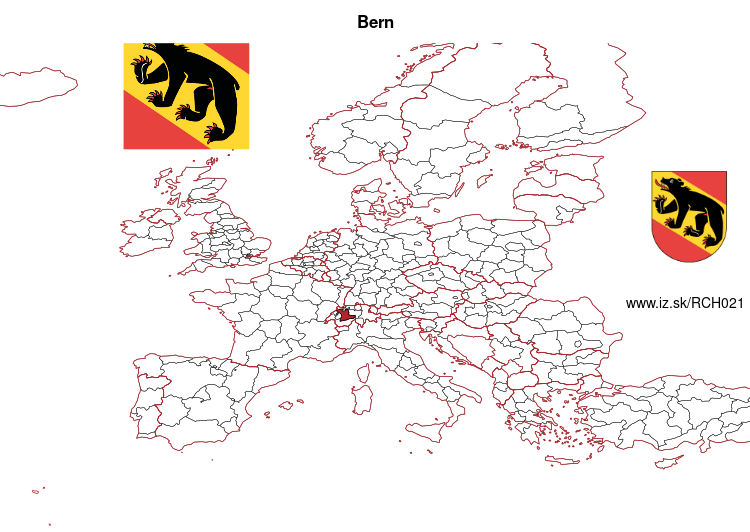 map of Bern CH021