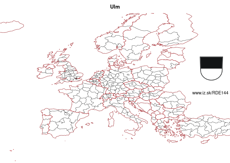 map of Ulm DE144