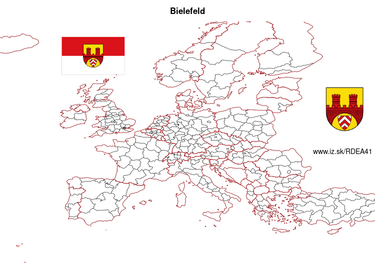 map of Bielefeld DEA41