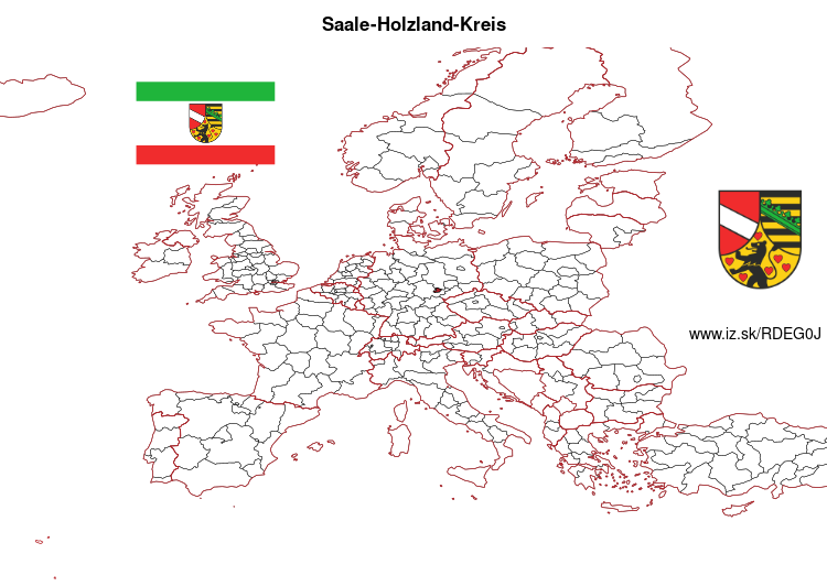 map of Saale-Holzland-Kreis DEG0J