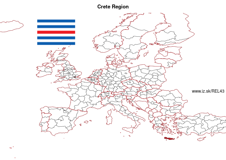 map of Crete Region EL43