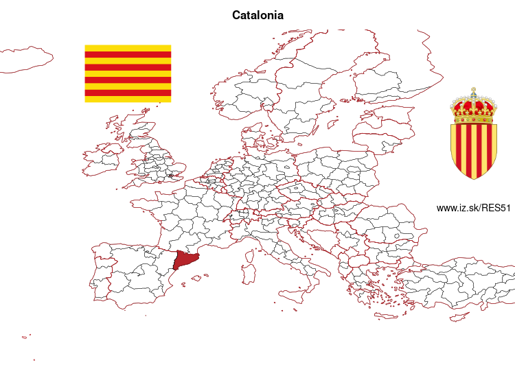 map of Catalonia ES51
