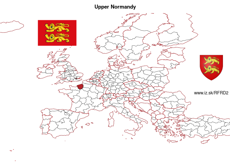 map of Upper Normandy FRD2