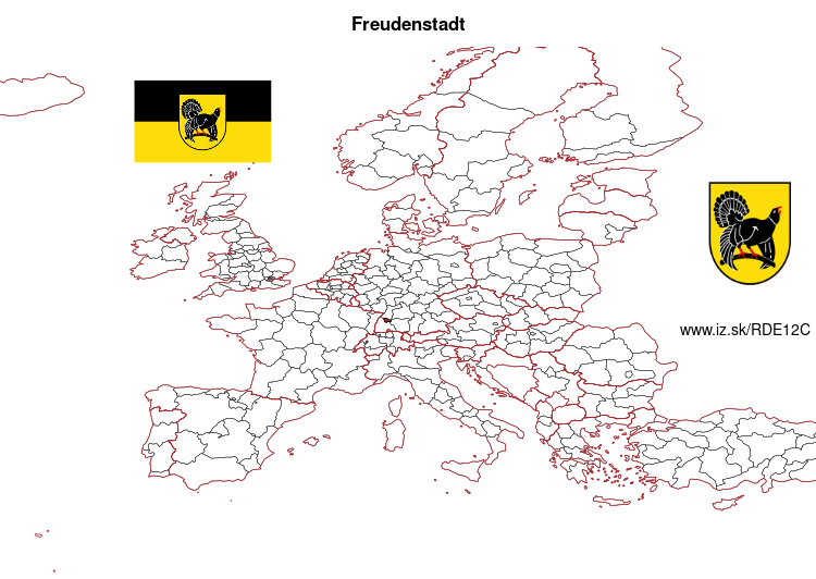 mapka Freudenstadt DE12C