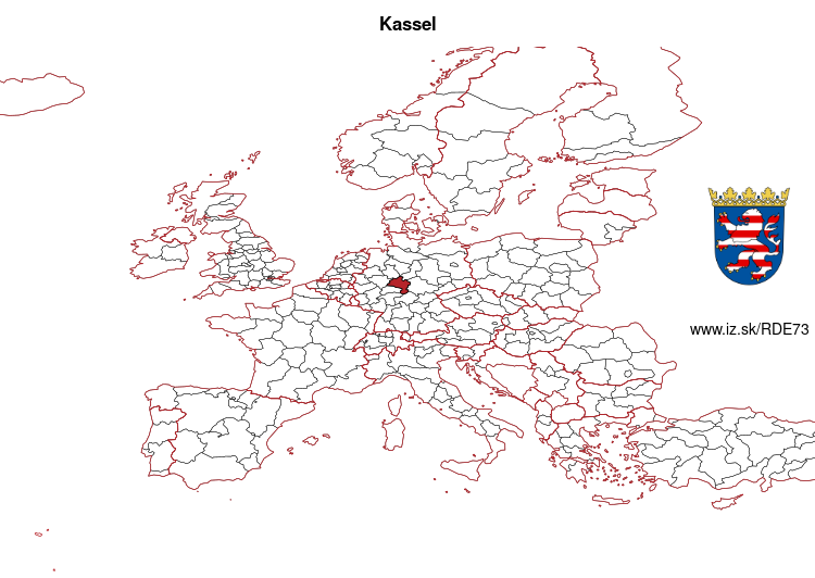 mapka Kassel DE73