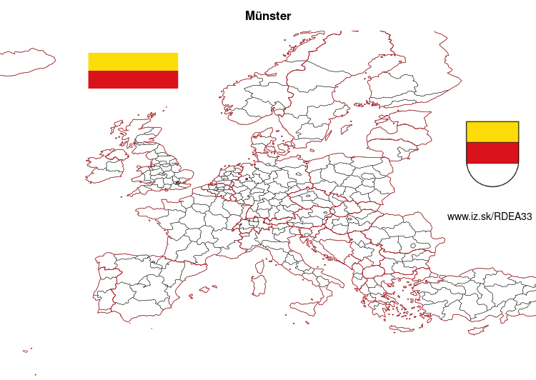 mapka Münster DEA33