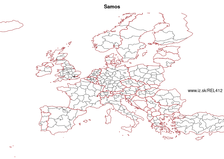 mapka Samos EL412