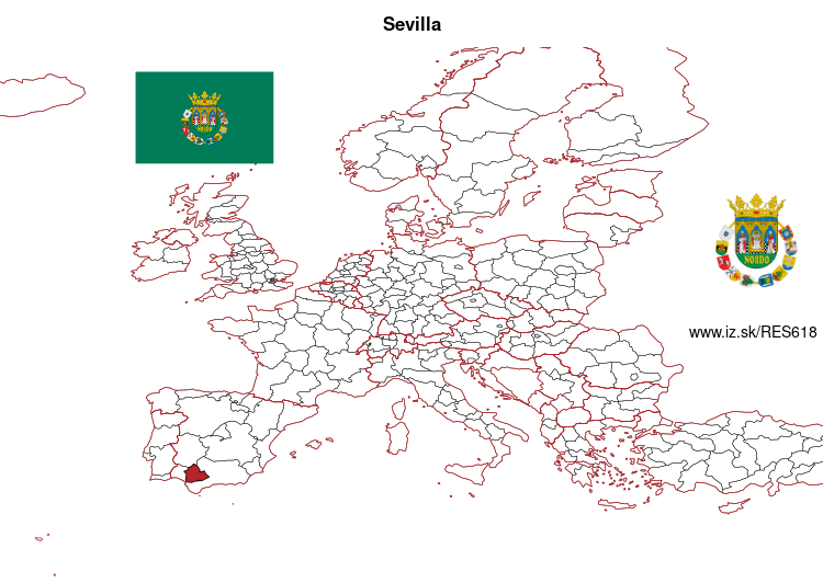 mapka Sevilla ES618