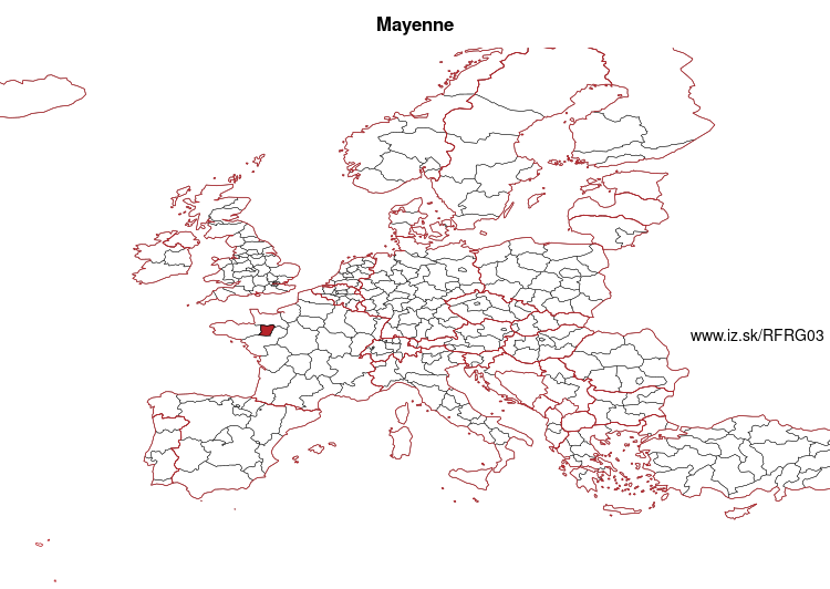 mapka Mayenne FRG03