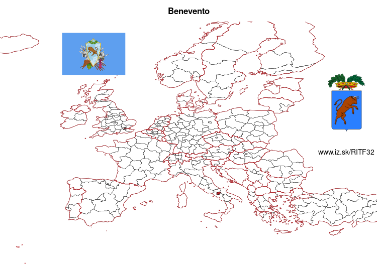 mapka Benevento ITF32