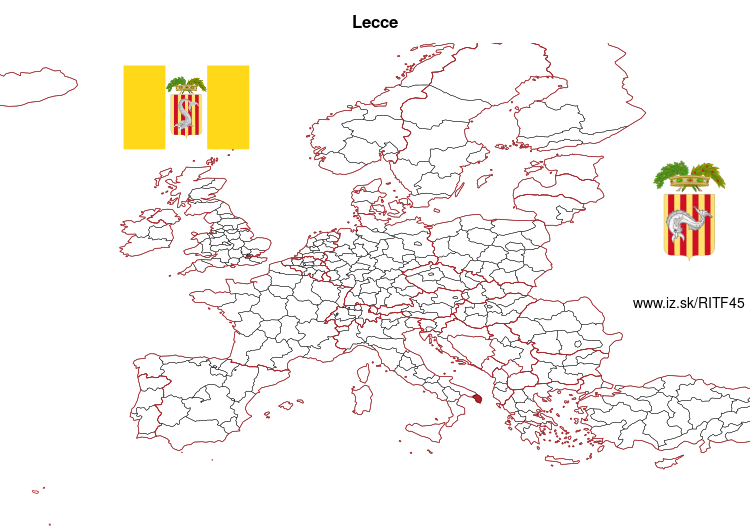 mapka Lecce ITF45