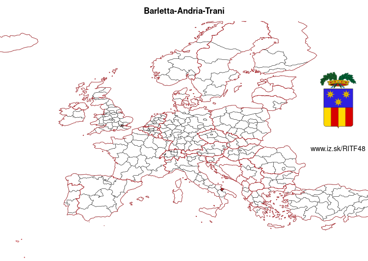 mapka Barletta-Andria-Trani ITF48