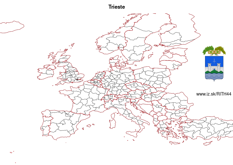 mapka Trieste ITH44