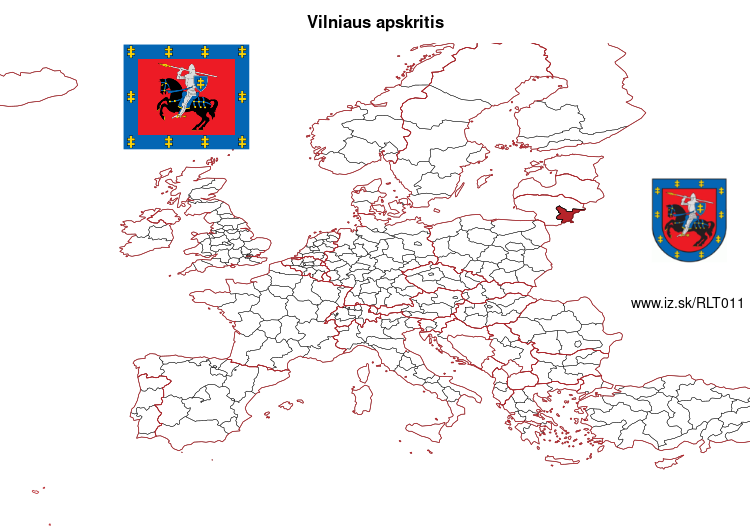 mapka Vilniaus apskritis LT011