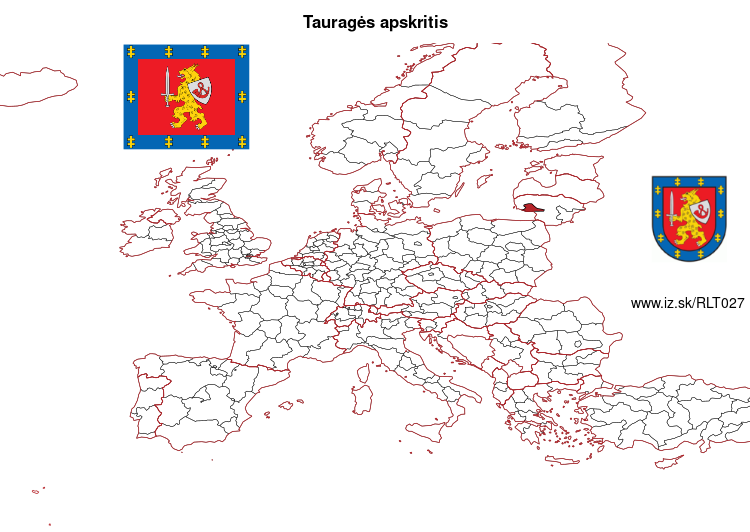 mapka Tauragės apskritis LT027