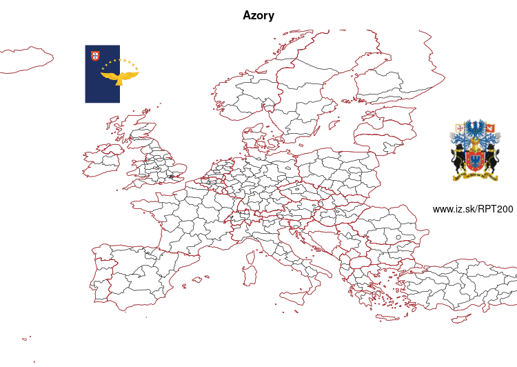 mapka Azory PT200