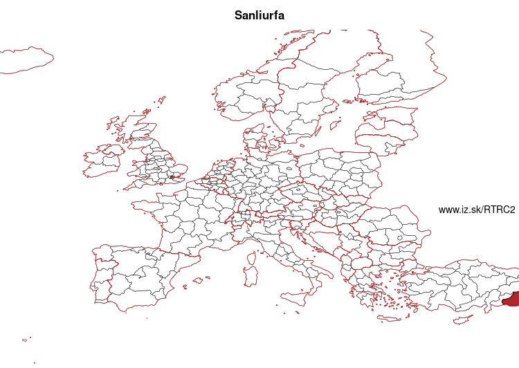 mapka Sanliurfa TRC2